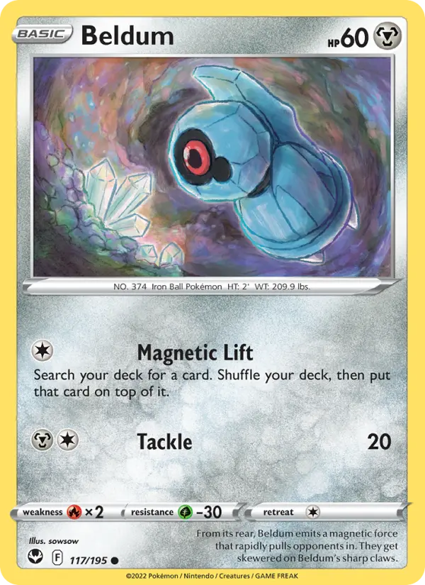 Beldum 117 Silver Tempest Pokesingles