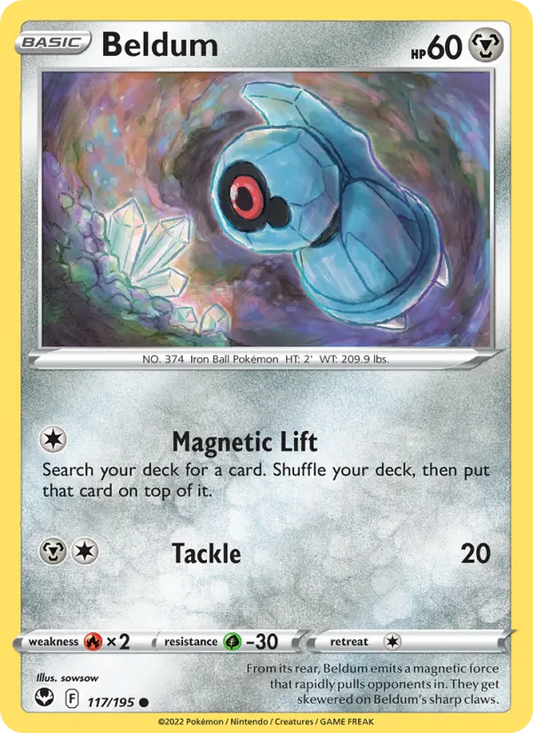 Beldum 117 Silver Tempest Pokesingles