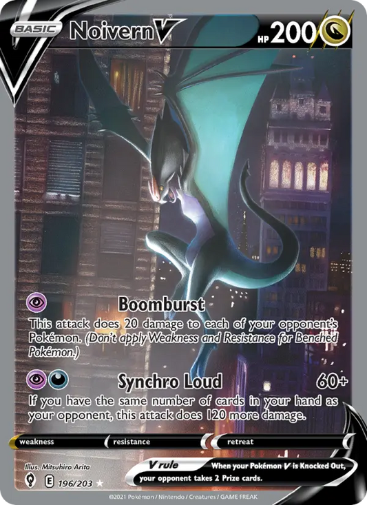 Noivern V 196 Evolving Skies Pokesingles