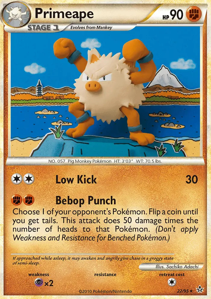Primeape 22 Unleashed Pokesingles