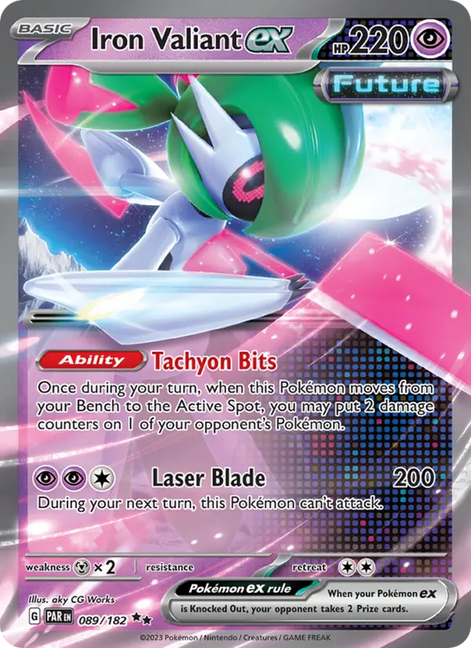 Iron Valiant ex 89 Paradox Rift Pokesingles