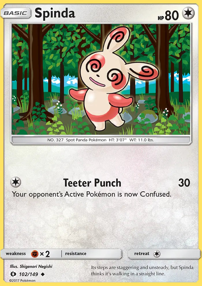 Spinda 102 Sun & Moon Pokesingles
