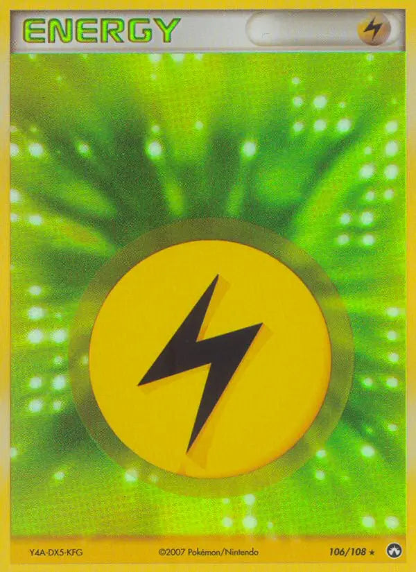 Lightning Energy 106 Power Keepers Pokesingles