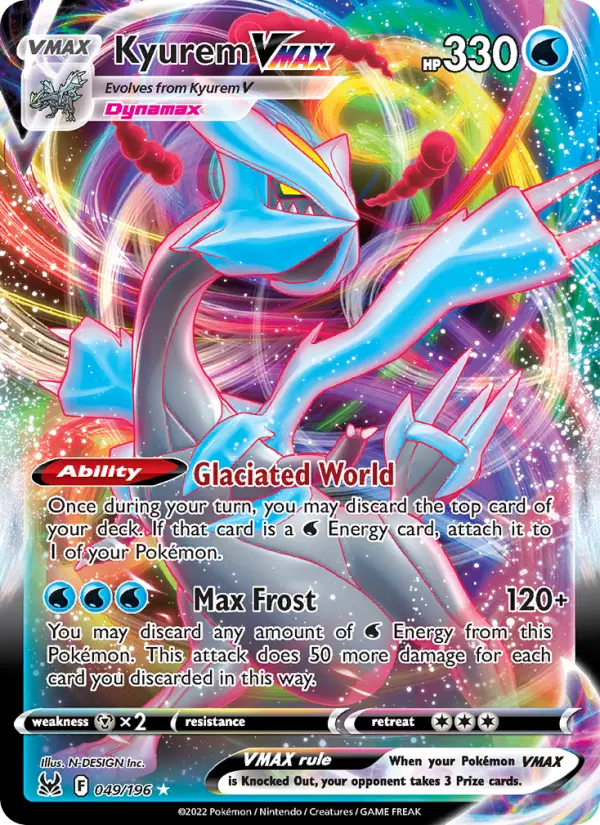 Kyurem VMAX 49 Lost Origin Pokesingles
