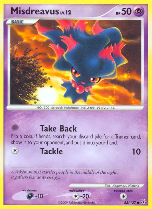 Misdreavus 83 Platinum Pokesingles