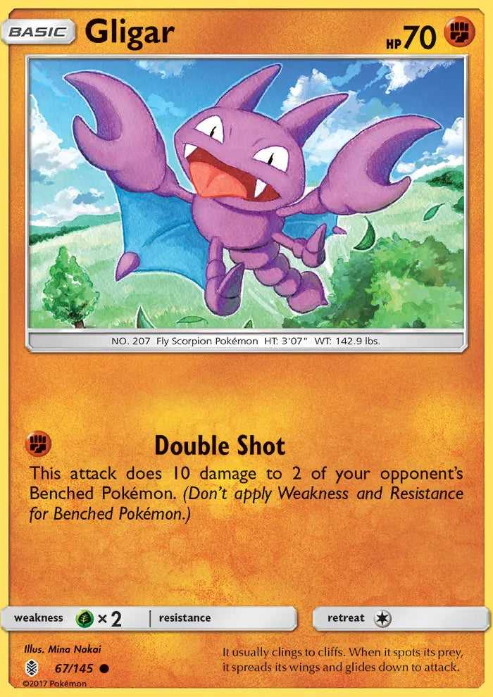 Gligar 67 Guardians Rising Pokesingles