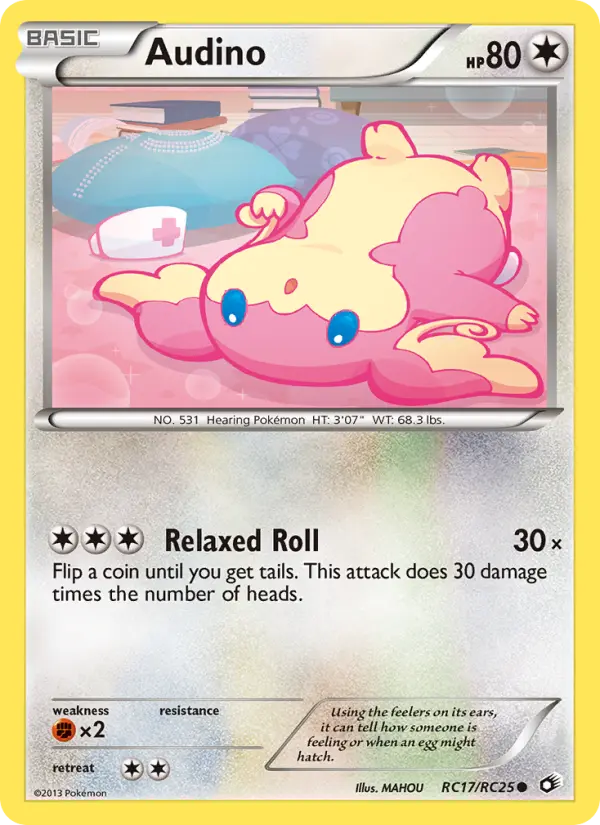 Audino RC17 Legendary Treasures Pokesingles