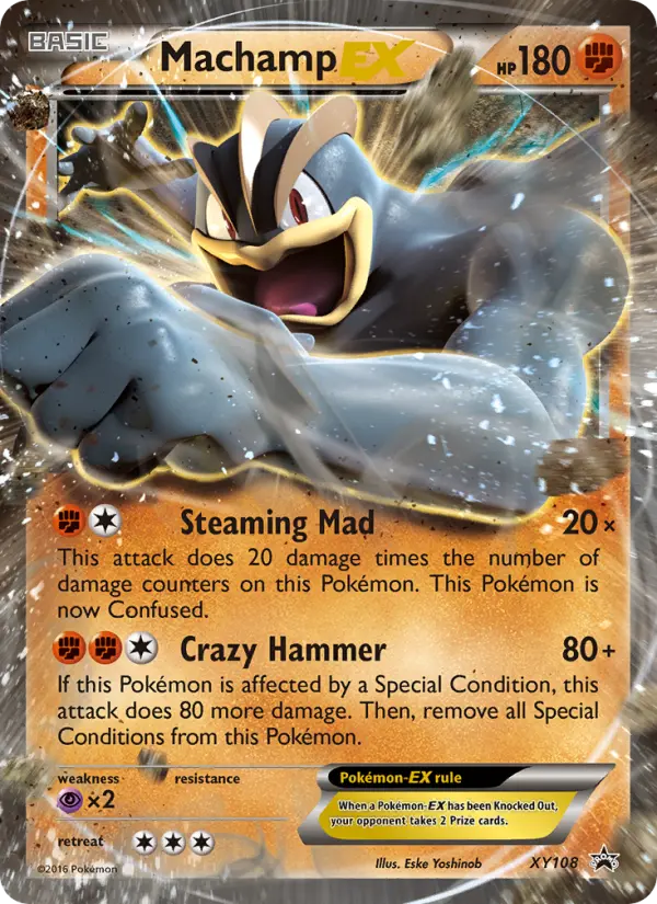 Machamp EX XY108 XY Black Star Promos Pokesingles