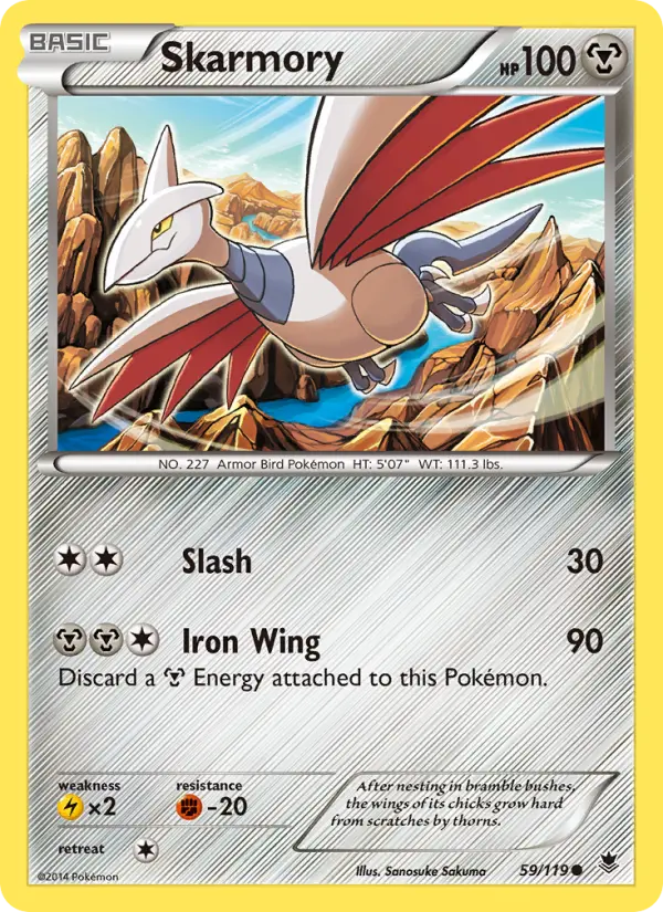 Skarmory 59 Phantom Forces Pokesingles