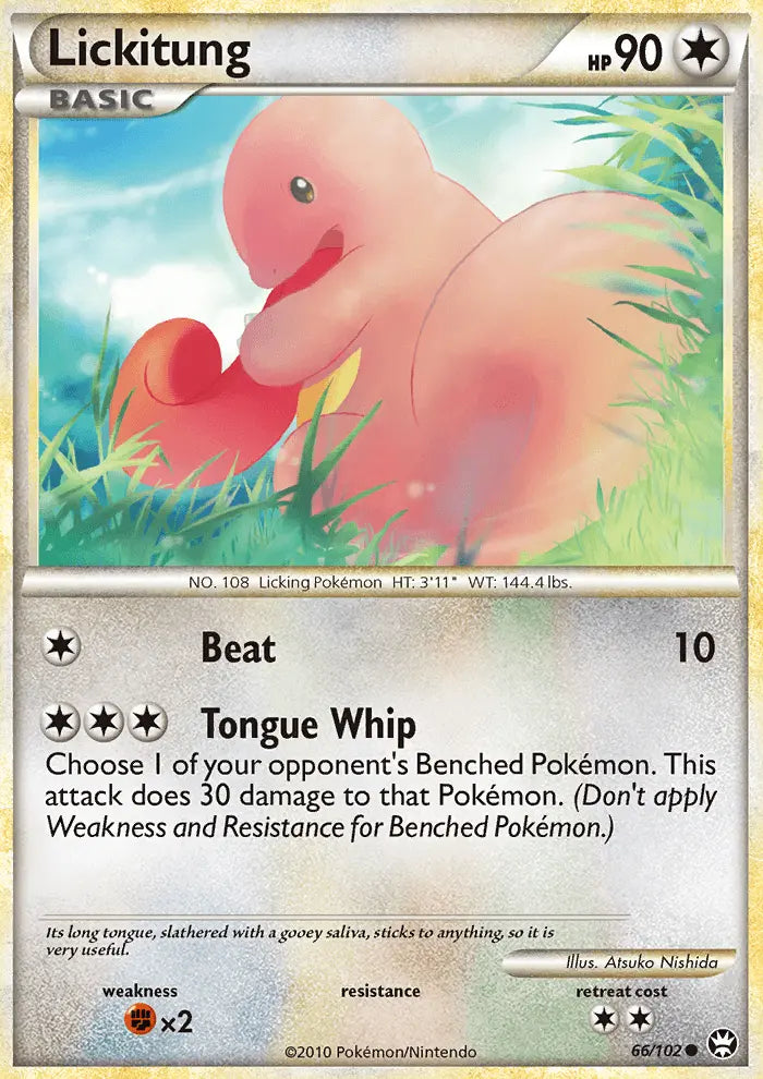 Lickitung 66 Triumphant Pokesingles