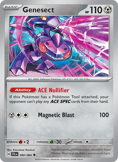 Genesect 40 Shrouded Fable Pokesingles