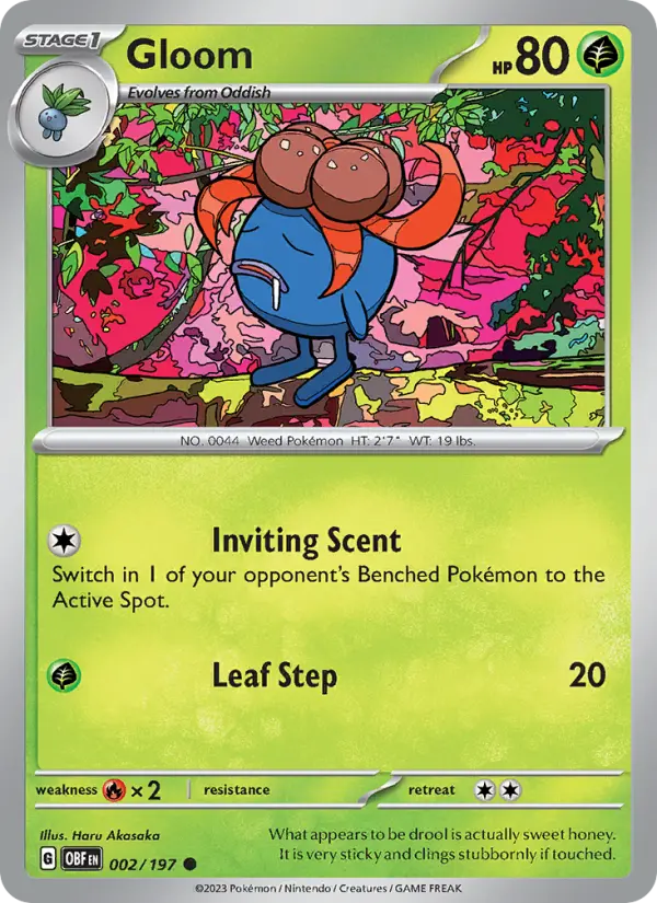 Gloom 2 Obsidian Flames Pokesingles