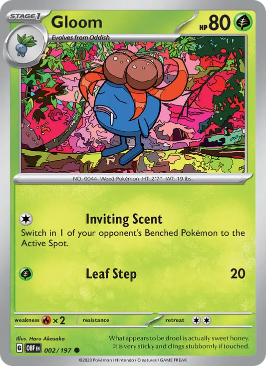 Gloom 2 Obsidian Flames Pokesingles