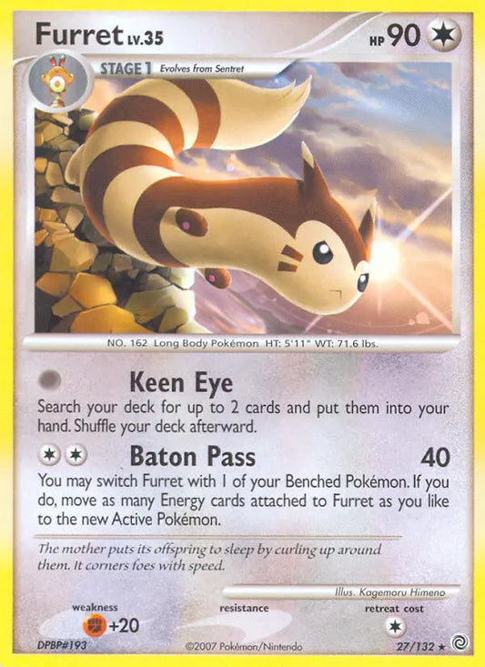 Furret 27 Secret Wonders Pokesingles