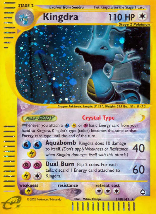 Kingdra 148 Aquapolis Pokesingles