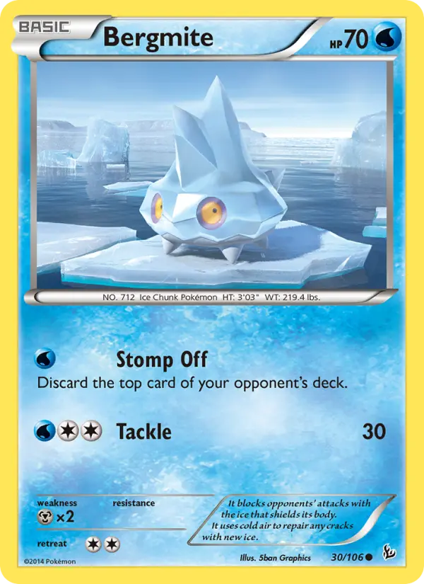 Bergmite 30 Flashfire Pokesingles
