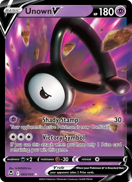 Unown V 65 Silver Tempest Pokesingles