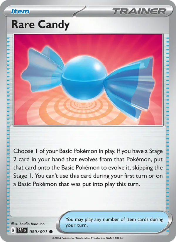 Rare Candy 89 Paldean Fates Pokesingles
