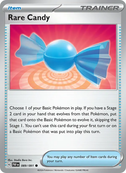 Rare Candy 89 Paldean Fates Pokesingles