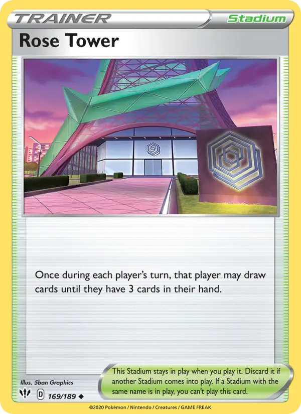 Rose Tower 169 Darkness Ablaze Pokesingles