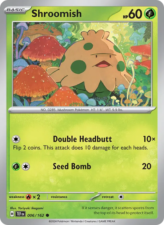 Shroomish 6 Temporal Forces Pokesingles