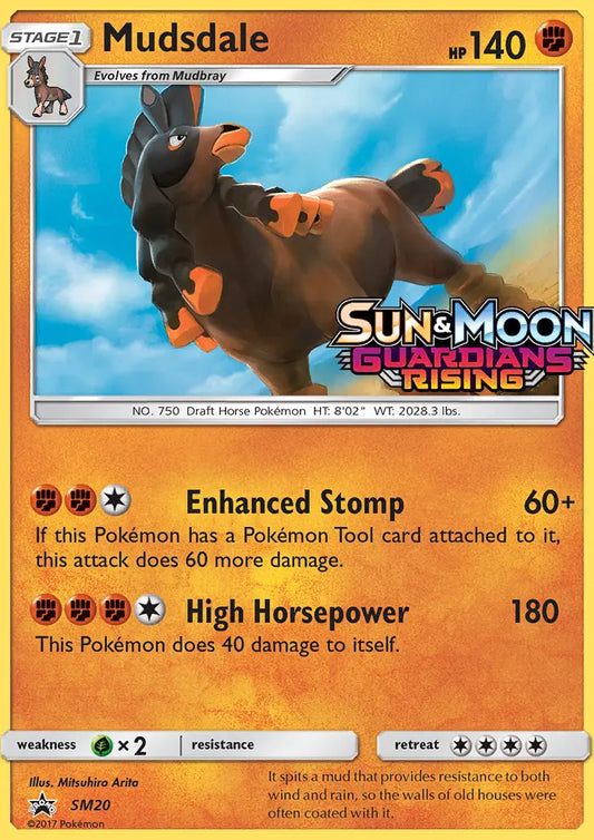 Mudsdale SM20 SM Black Star Promos Pokesingles