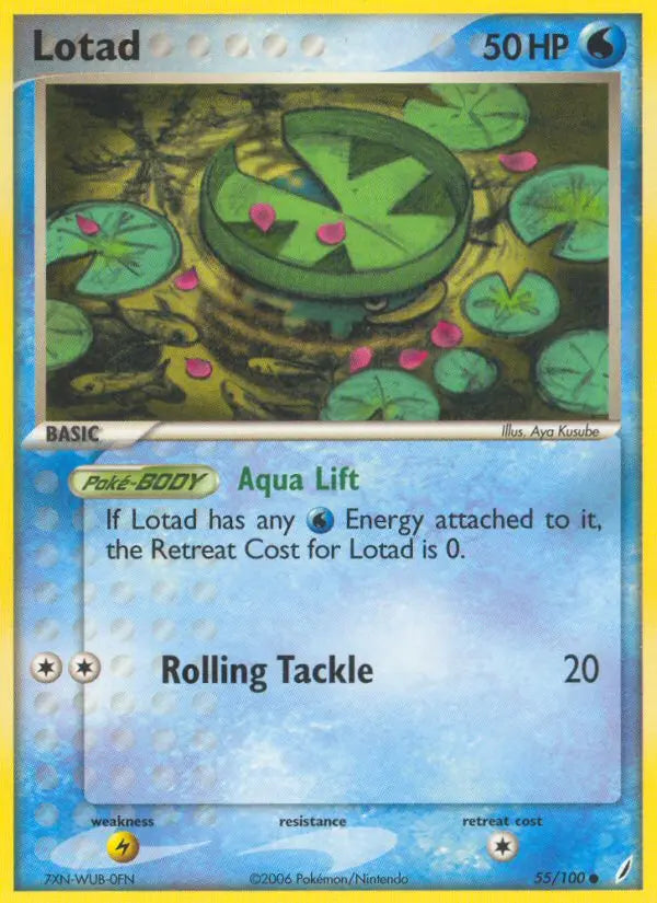 Lotad 55 Crystal Guardians Pokesingles