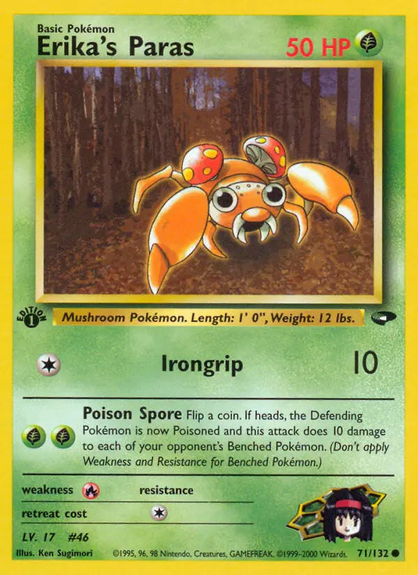 Erika's Paras 71 Gym Challenge Pokesingles
