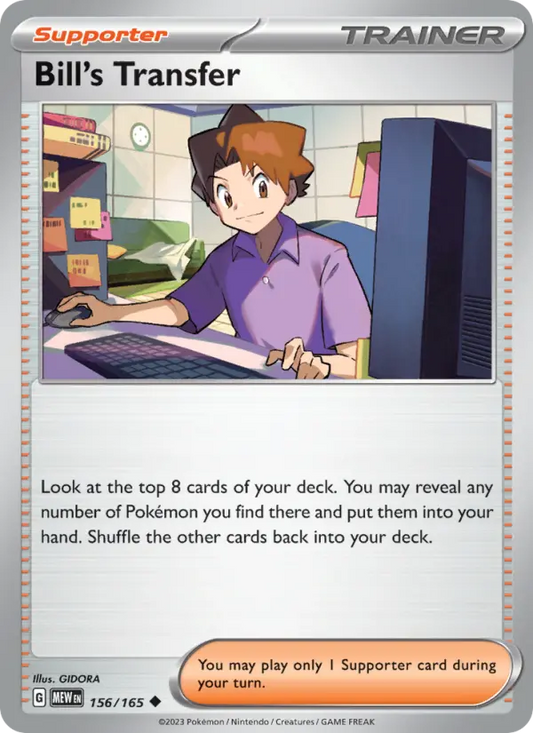 Bill's Transfer 156 151 Pokesingles