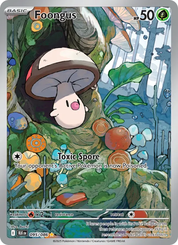 Foongus 95 Black Bolt Pokesingles