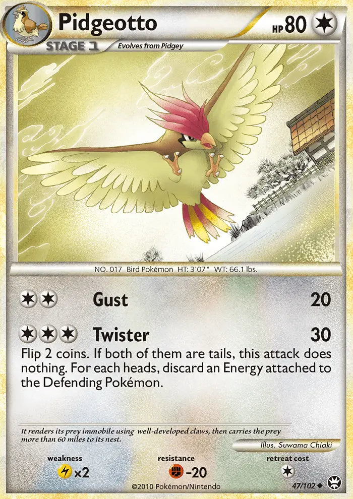 Pidgeotto 47 Triumphant Pokesingles