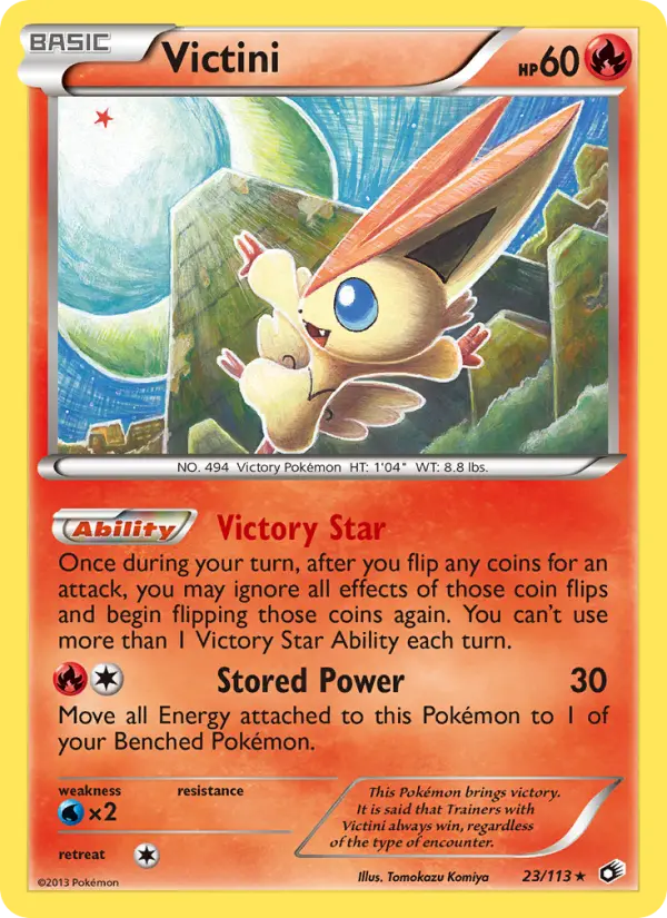 Victini 23 Legendary Treasures Pokesingles