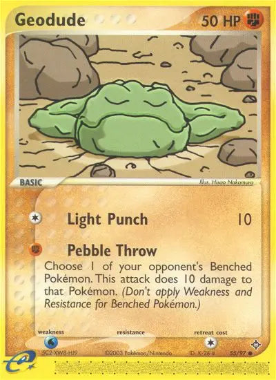 Geodude 55 Dragon Pokesingles