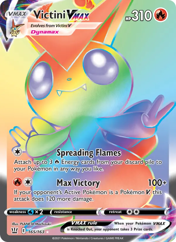 Victini VMAX 165 Battle Styles Pokesingles