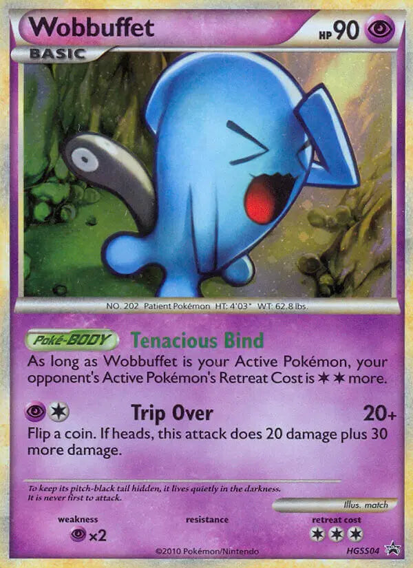Wobbuffet HGSS04 HGSS Black Star Promos Pokesingles