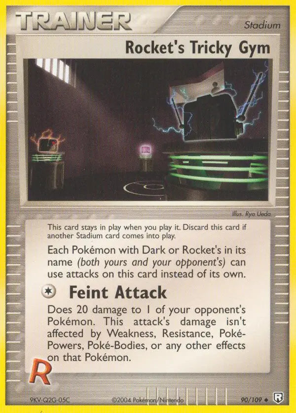 Rocket's Tricky Gym 90 Team Rocket Returns Pokesingles