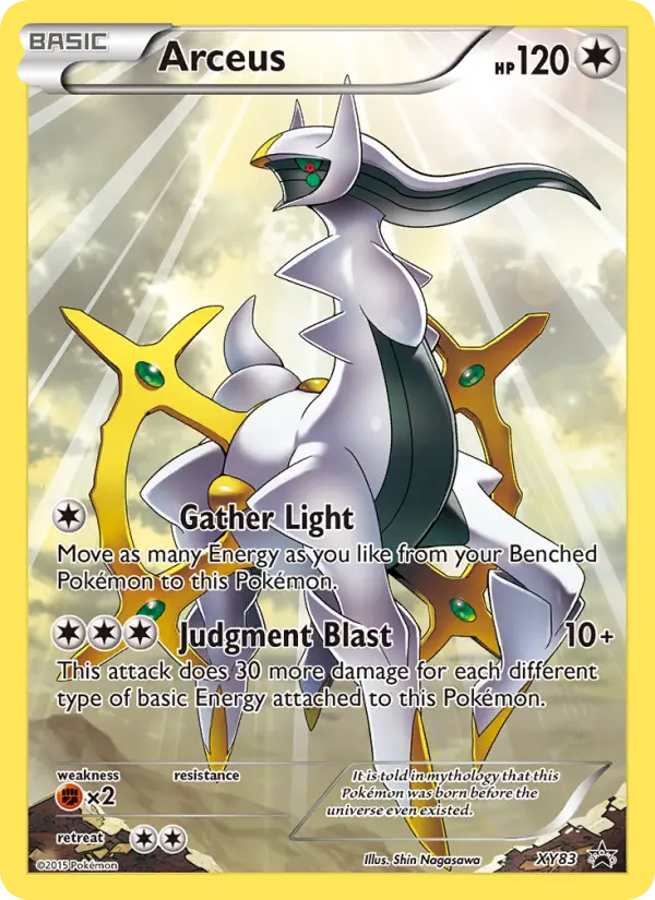 Arceus XY83 XY Black Star Promos Pokesingles