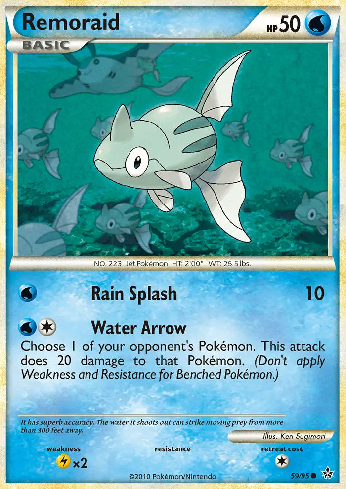 Remoraid 59 Unleashed Pokesingles