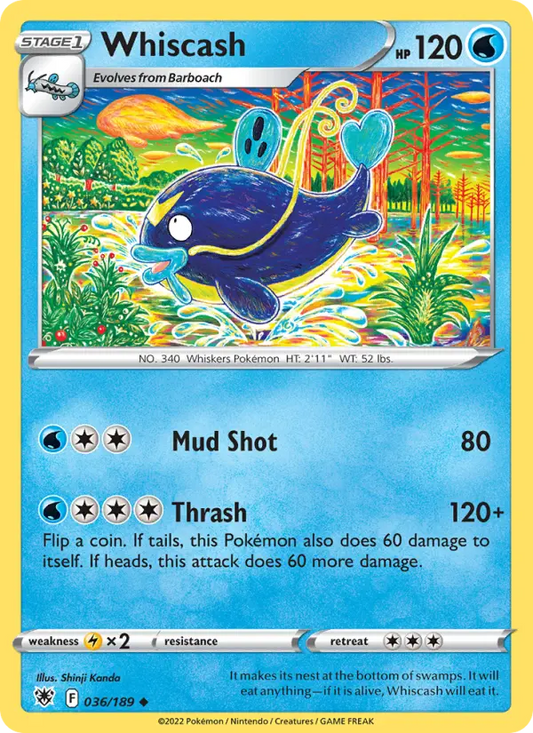 Whiscash 36 Astral Radiance Pokesingles