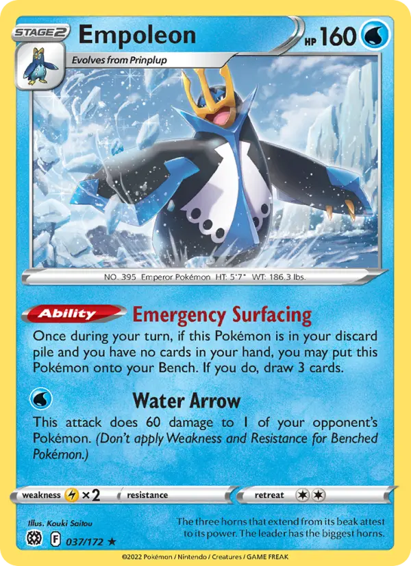 Empoleon 37 Brilliant Stars Pokesingles