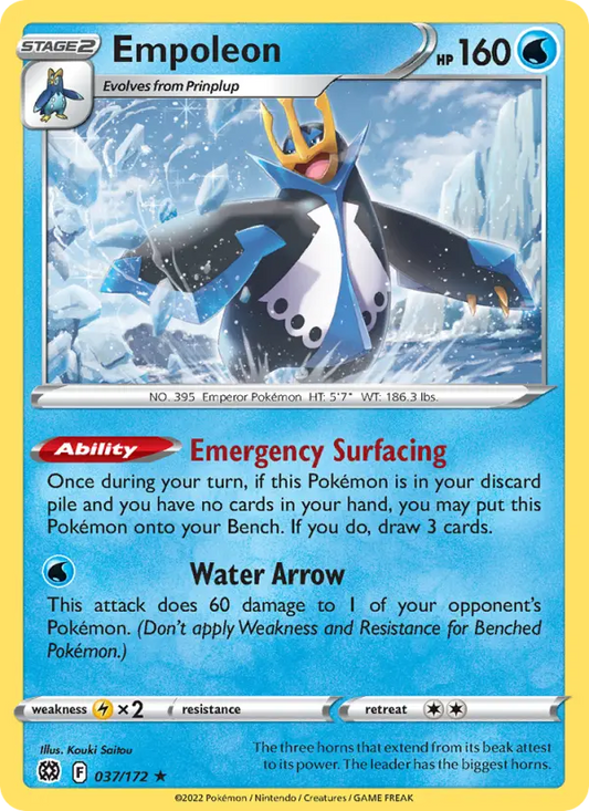 Empoleon 37 Brilliant Stars Pokesingles