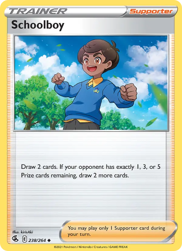 Schoolboy 238 Fusion Strike Pokesingles