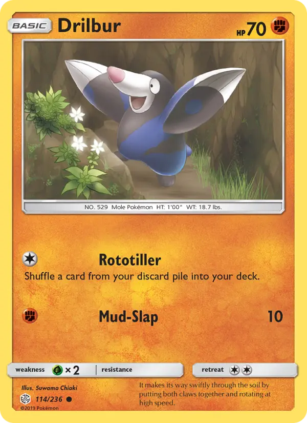 Drilbur 114 Cosmic Eclipse Pokesingles