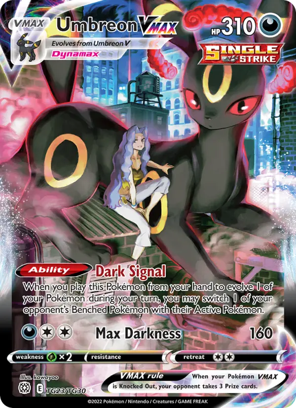 Umbreon VMAX TG23 Brilliant Stars Pokesingles