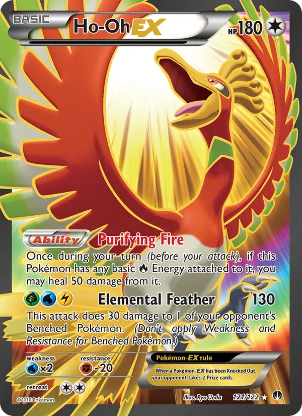 Ho-Oh EX 121 BREAKpoint Pokesingles