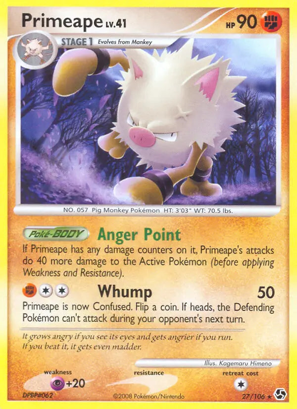 Primeape 27 Great Encounters Pokesingles