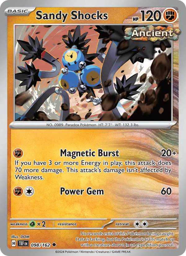 Sandy Shocks 98 Temporal Forces Pokesingles