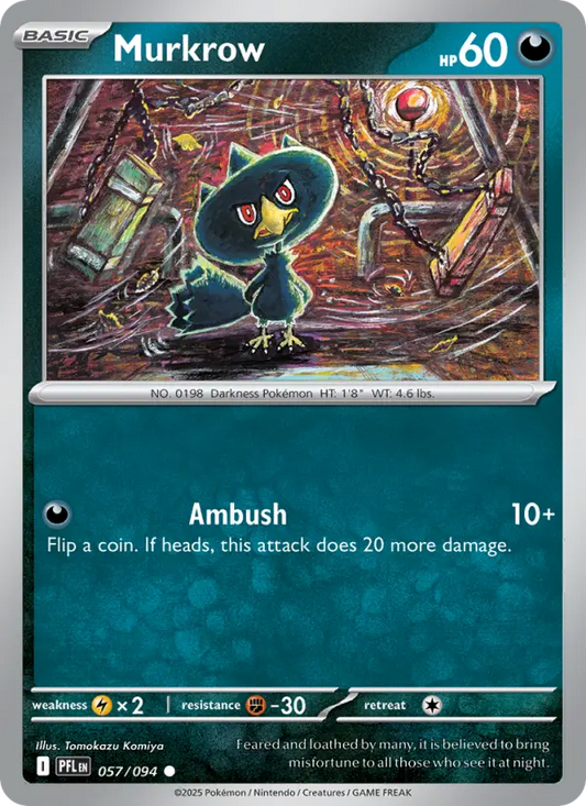 Murkrow 57 Phantasmal Flames Pokesingles