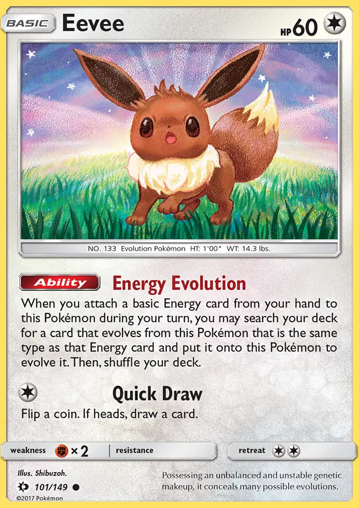 Eevee 101 Sun & Moon Pokesingles