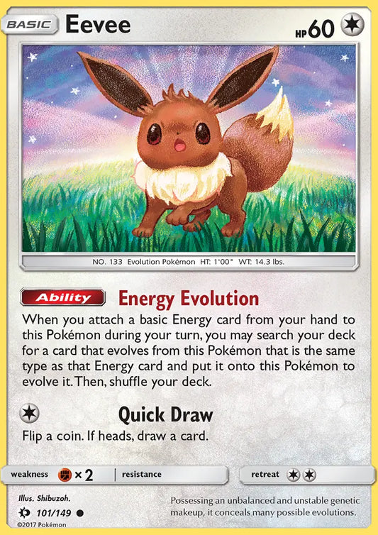 Eevee 101 Sun & Moon Pokesingles